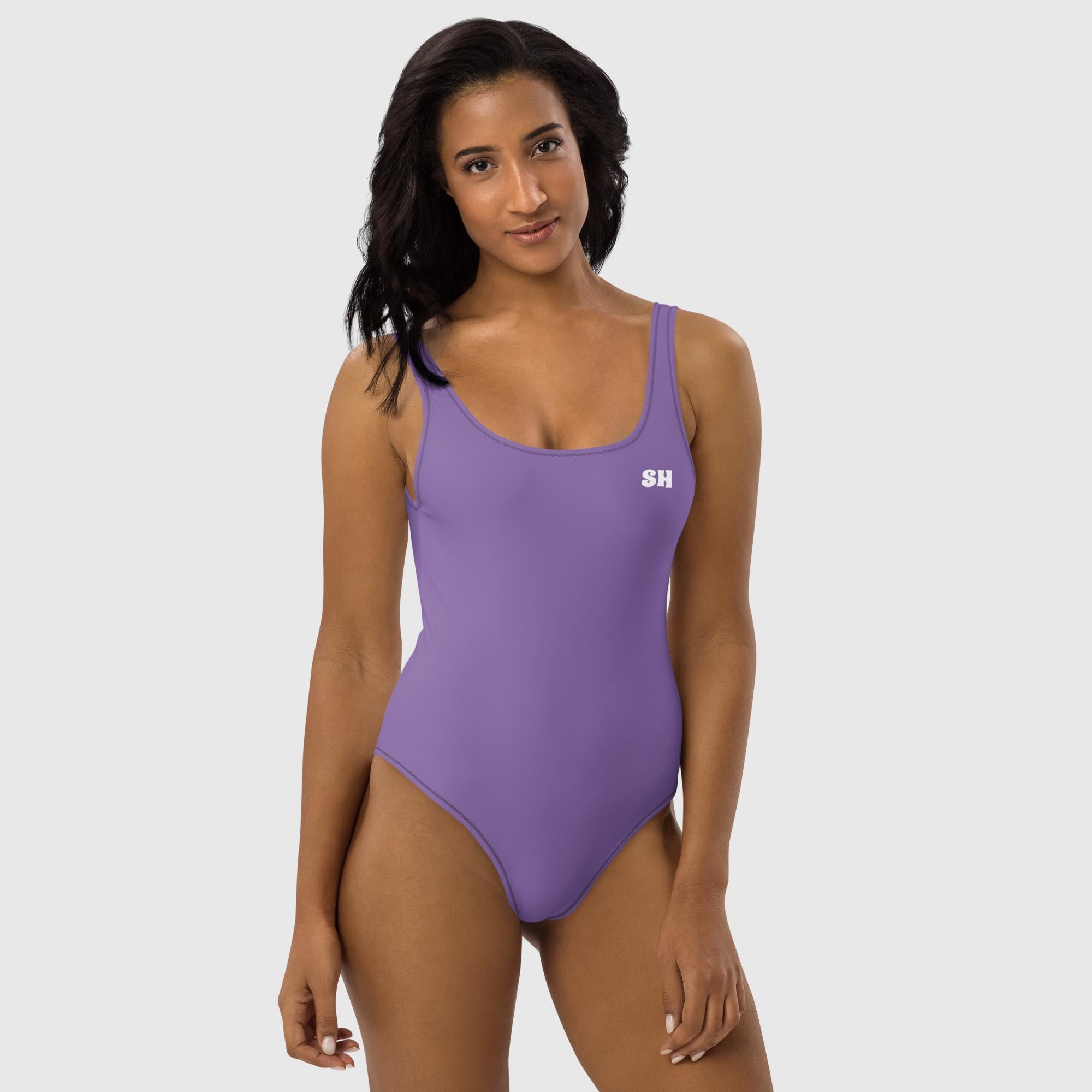 One-Piece Swimsuit - Purple - Sunset Harbor Clothing